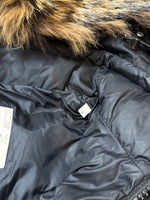 Load image into Gallery viewer, Moncler Black Marque Down Jacket - XXL
