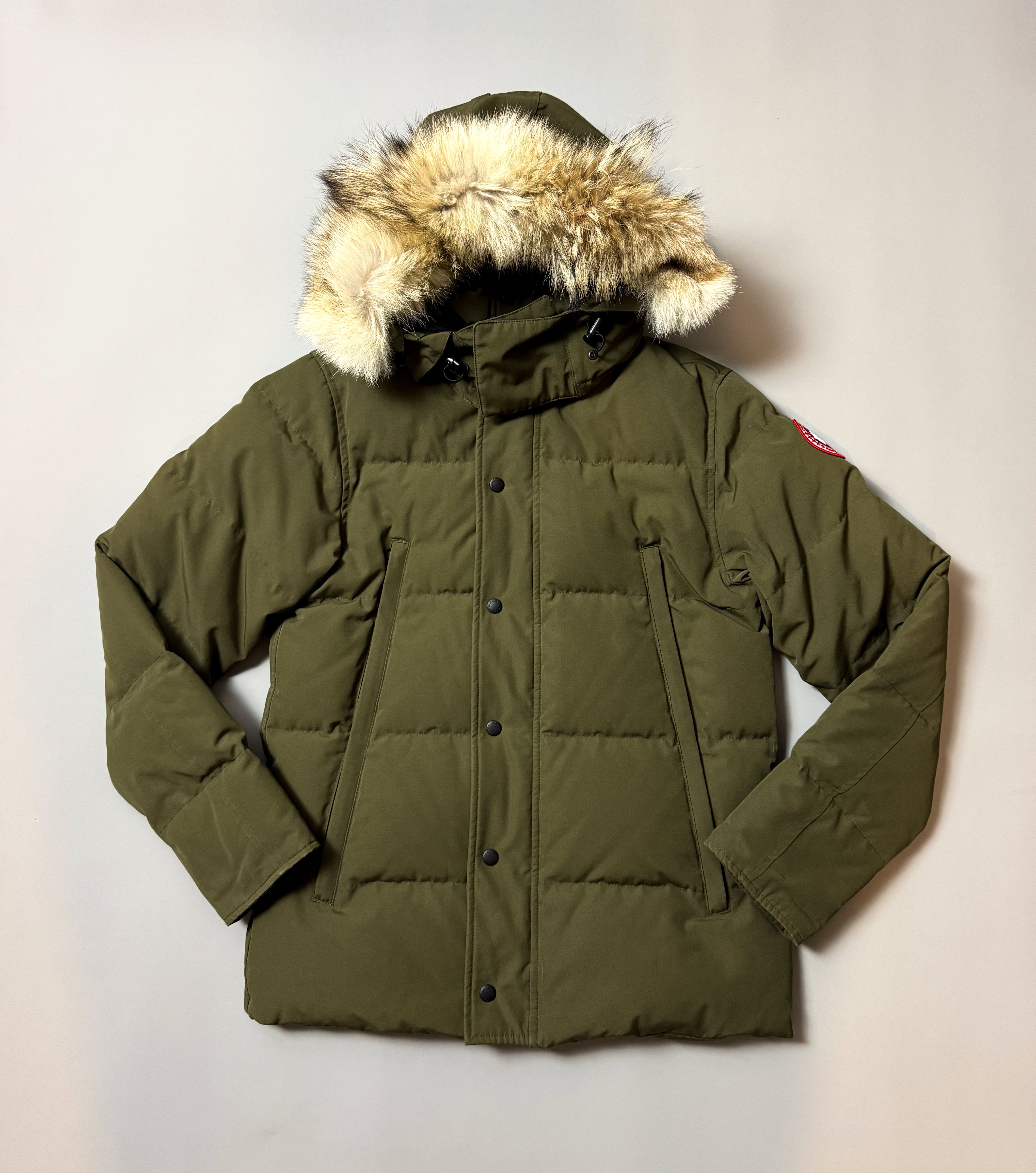 Canada Goose Military Green Wyndham Parka - S