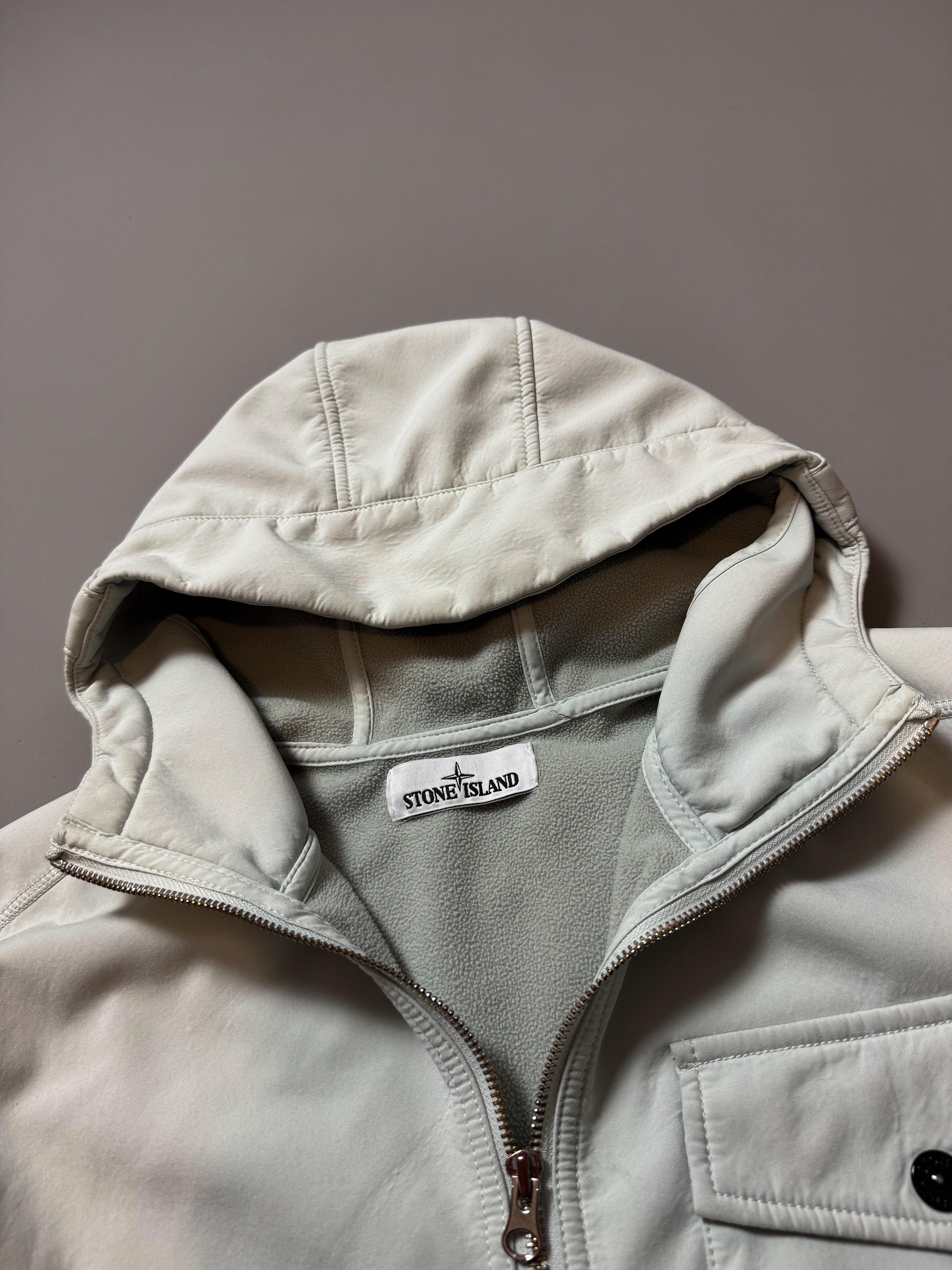 Stone Island White/Stone Soft Shell R - Small