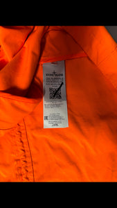 Stone Island Orange David Fluo Parka Jacket