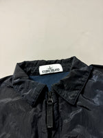 Load image into Gallery viewer, Stone Island Navy Blue Nylon Metal Shimmer Overshirt - Small
