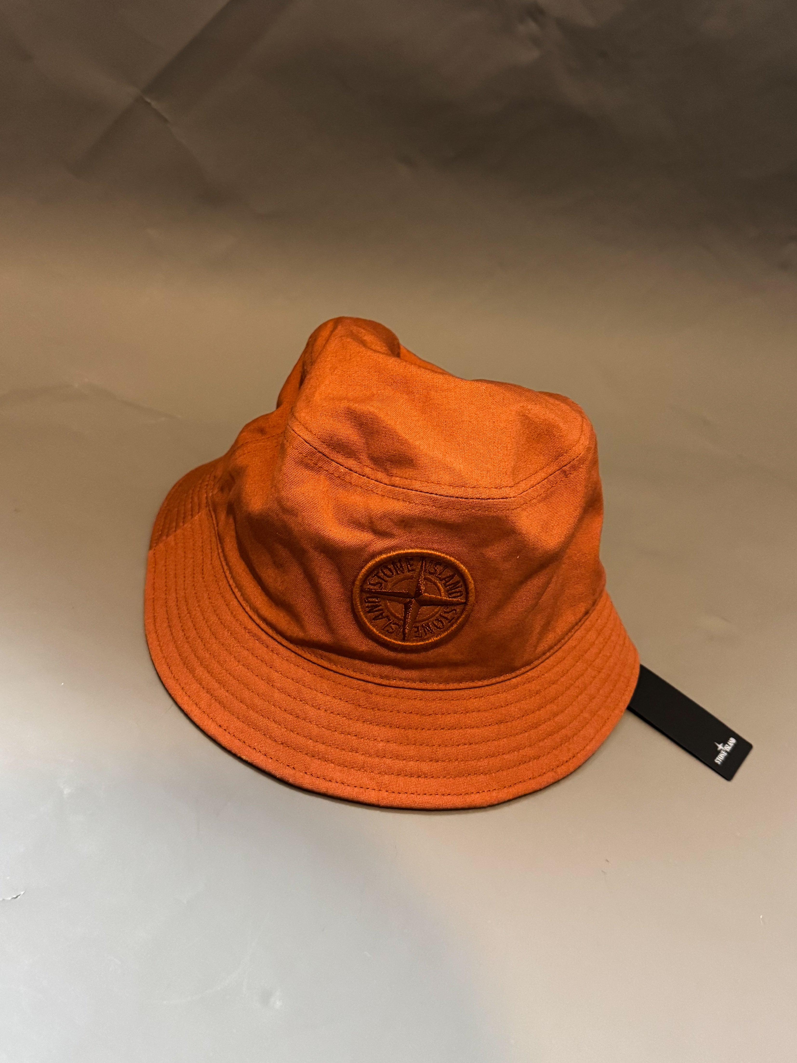 Stone Island Orange Bucket Hat