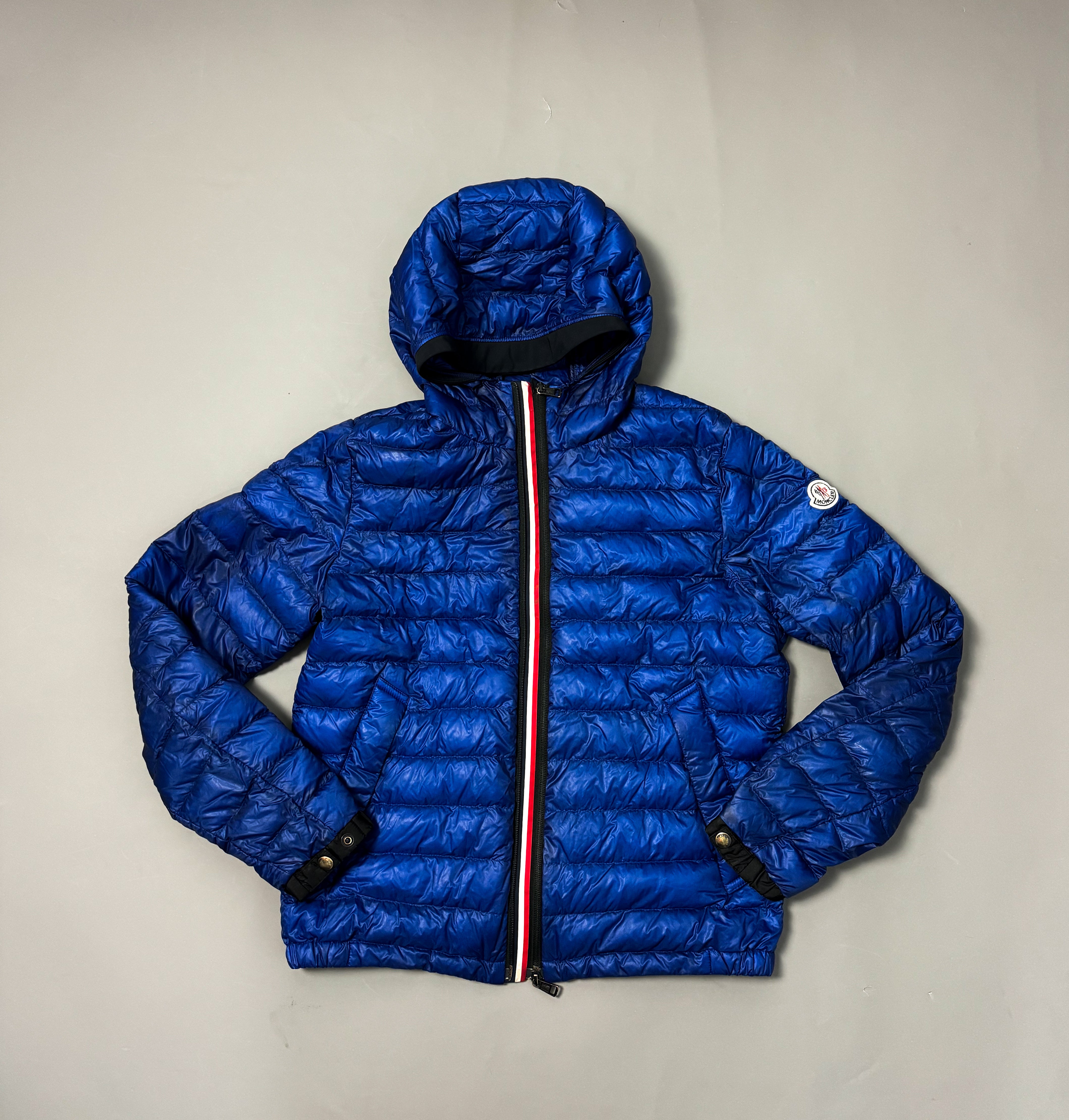 Moncler Blue Morvan Lightweight Jacket - medium