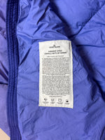 Load image into Gallery viewer, Stone Island Blue Garment Dyed Crinkle Reps Hooded Down Jacket - XL
