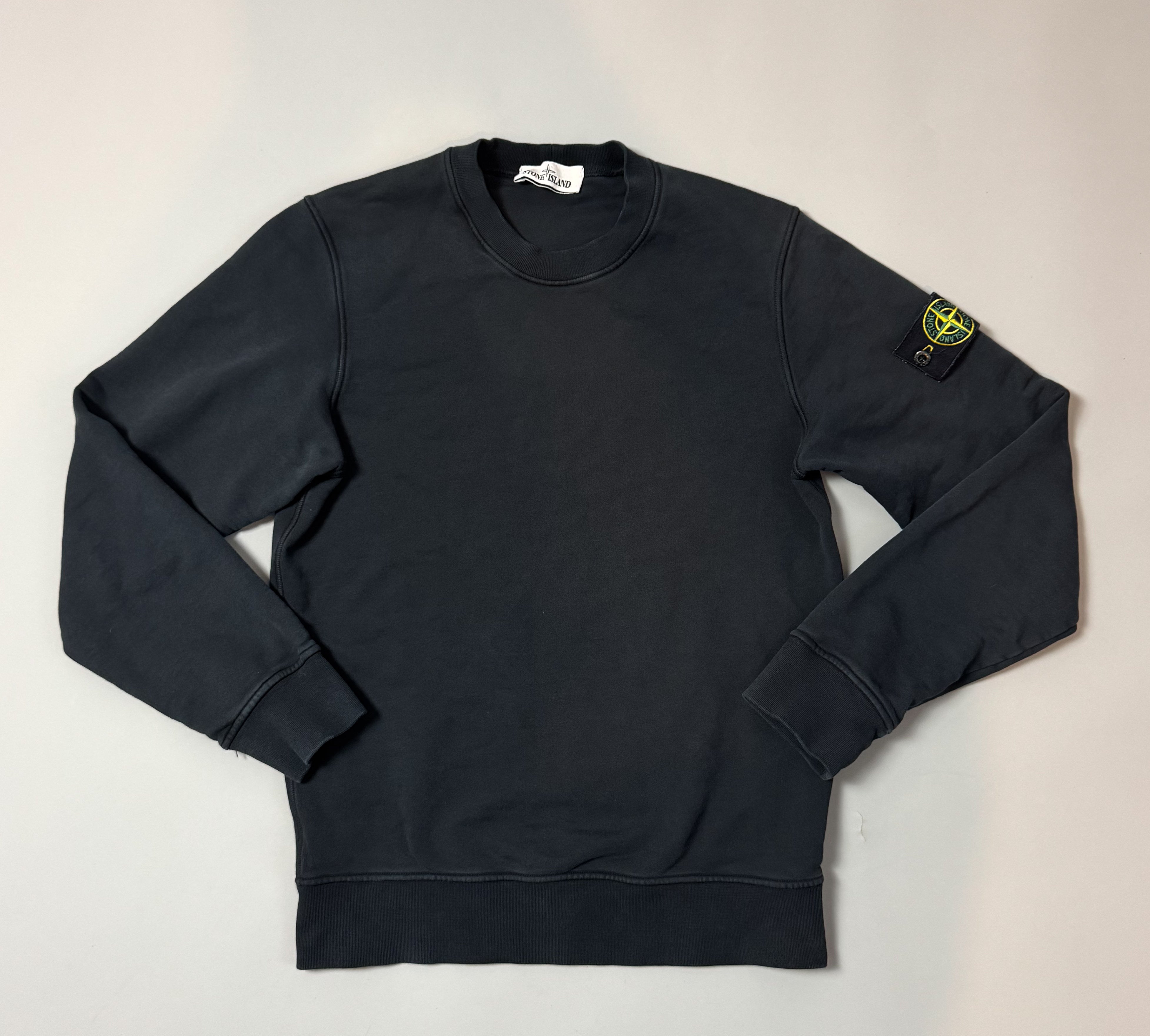 Stone Island Black Sweatshirt - Medium