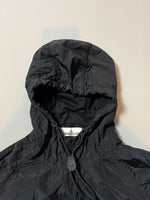 Load image into Gallery viewer, Stone Island Black Nylon Metal Shimmer Hooded Smock - S
