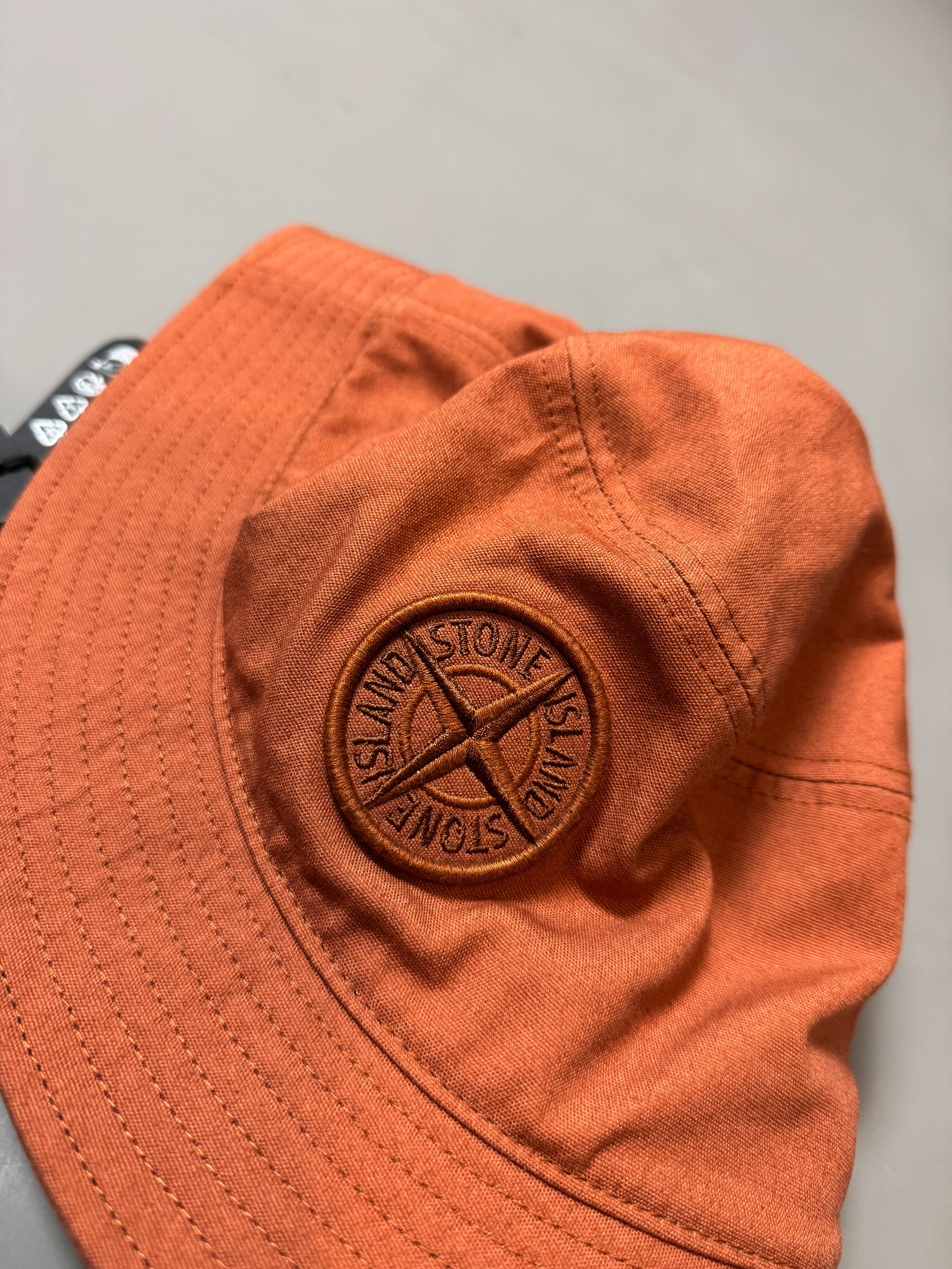 Stone Island Orange Bucket Hat