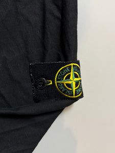 Stone Island Black Hooded Smock - Large