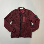 Load image into Gallery viewer, Stone Island Nylon Metal Shimmer Burgundy Overshirt - M
