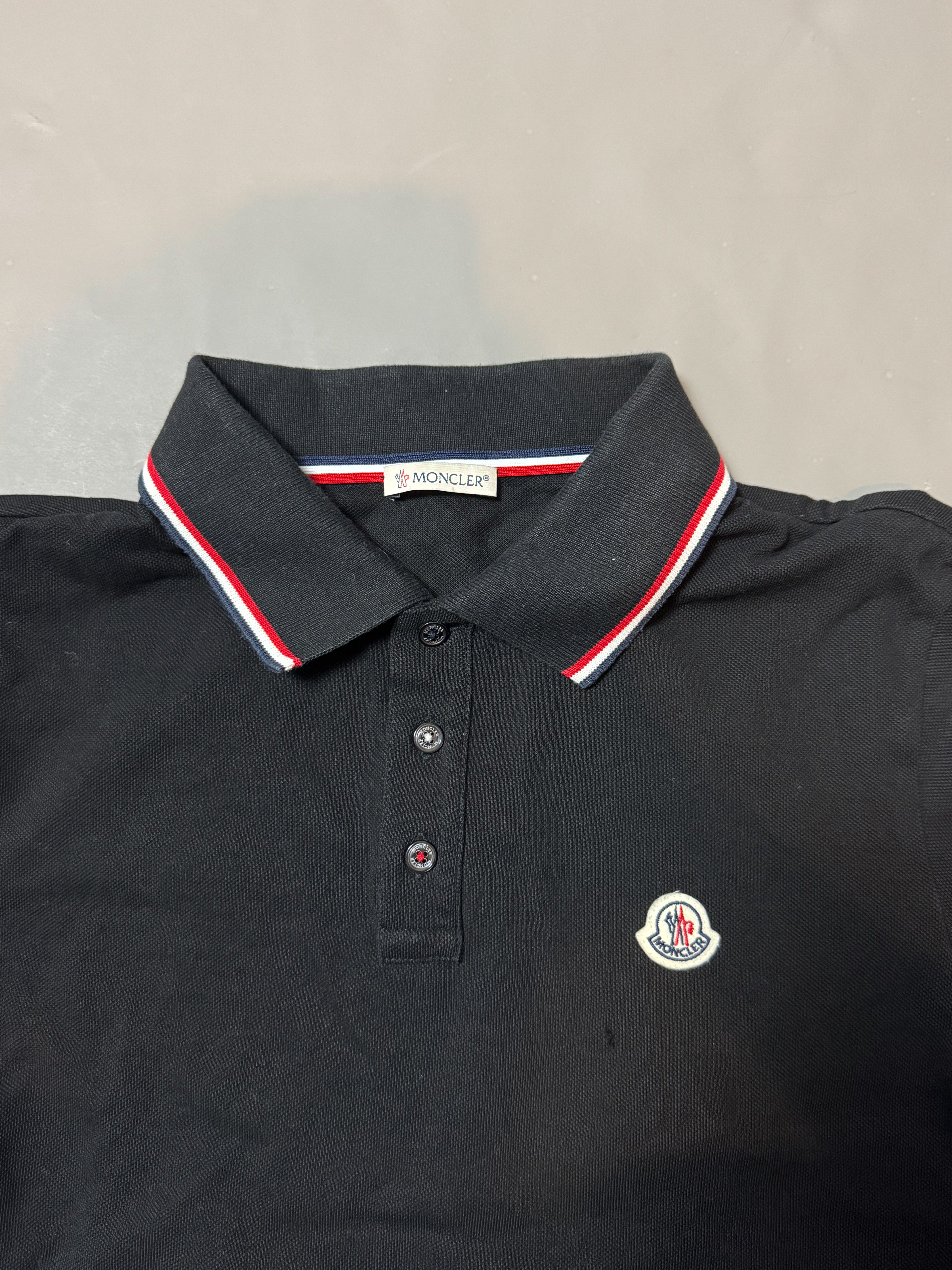 Moncler Black Polo - Large