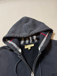 Burberry Navy Zip Up Hoodie - XL