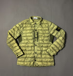 Load image into Gallery viewer, Stone Island Green Garment Dyed Micro Yarn Down Jacket - Medium
