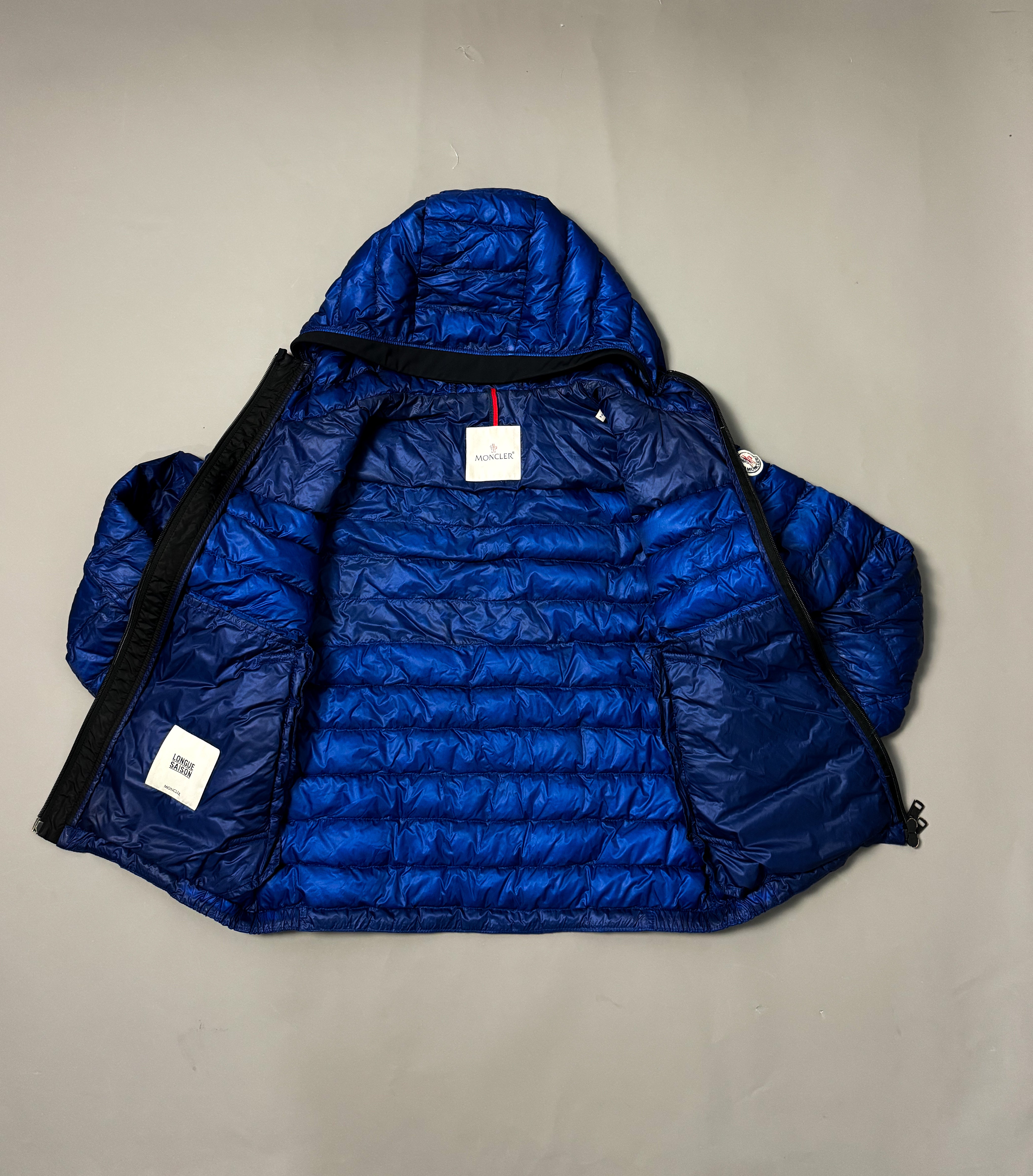 Moncler Blue Morvan Lightweight Jacket - medium