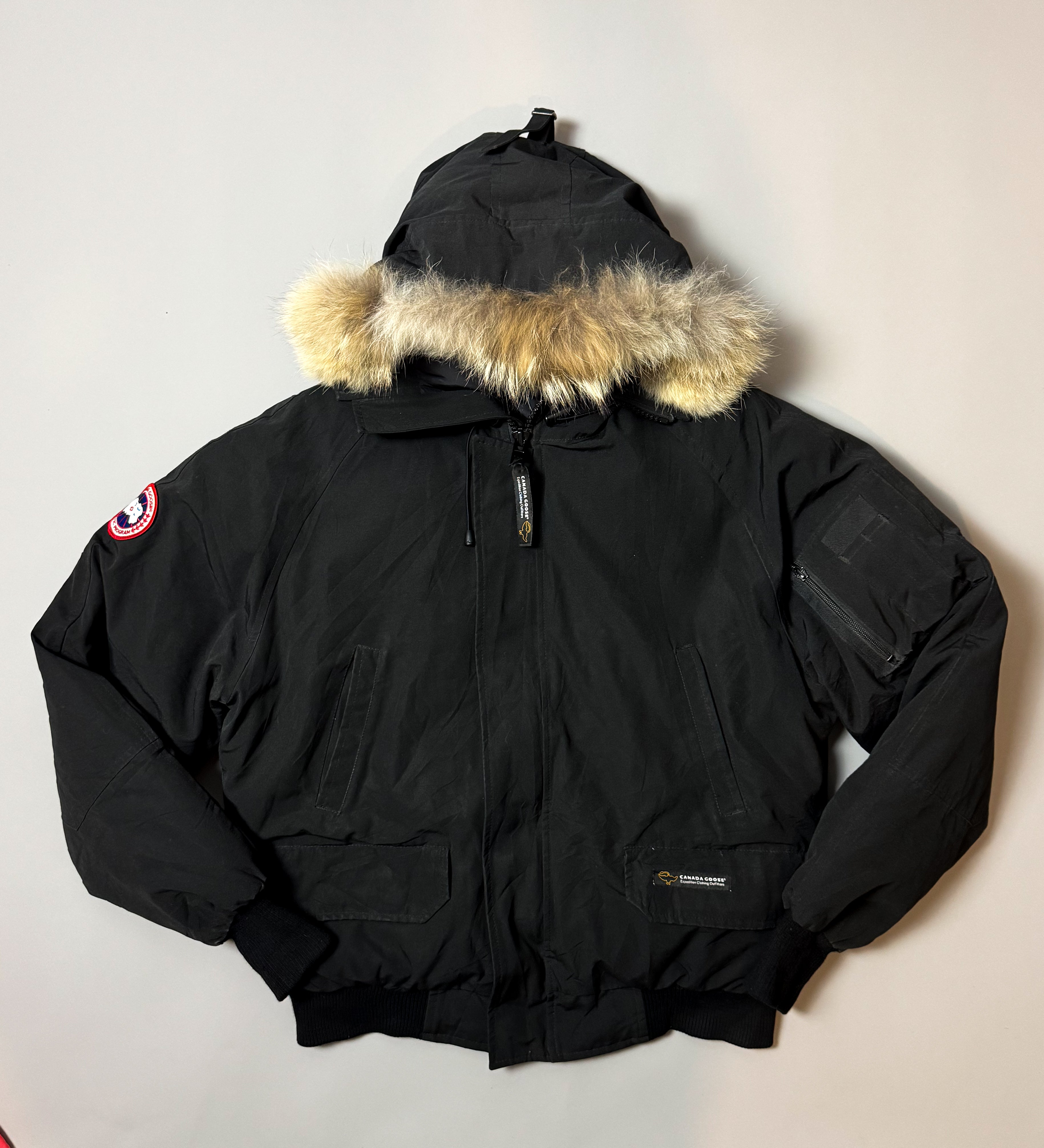 Canada Goose Black Chilliwack Bomber Jacket - L