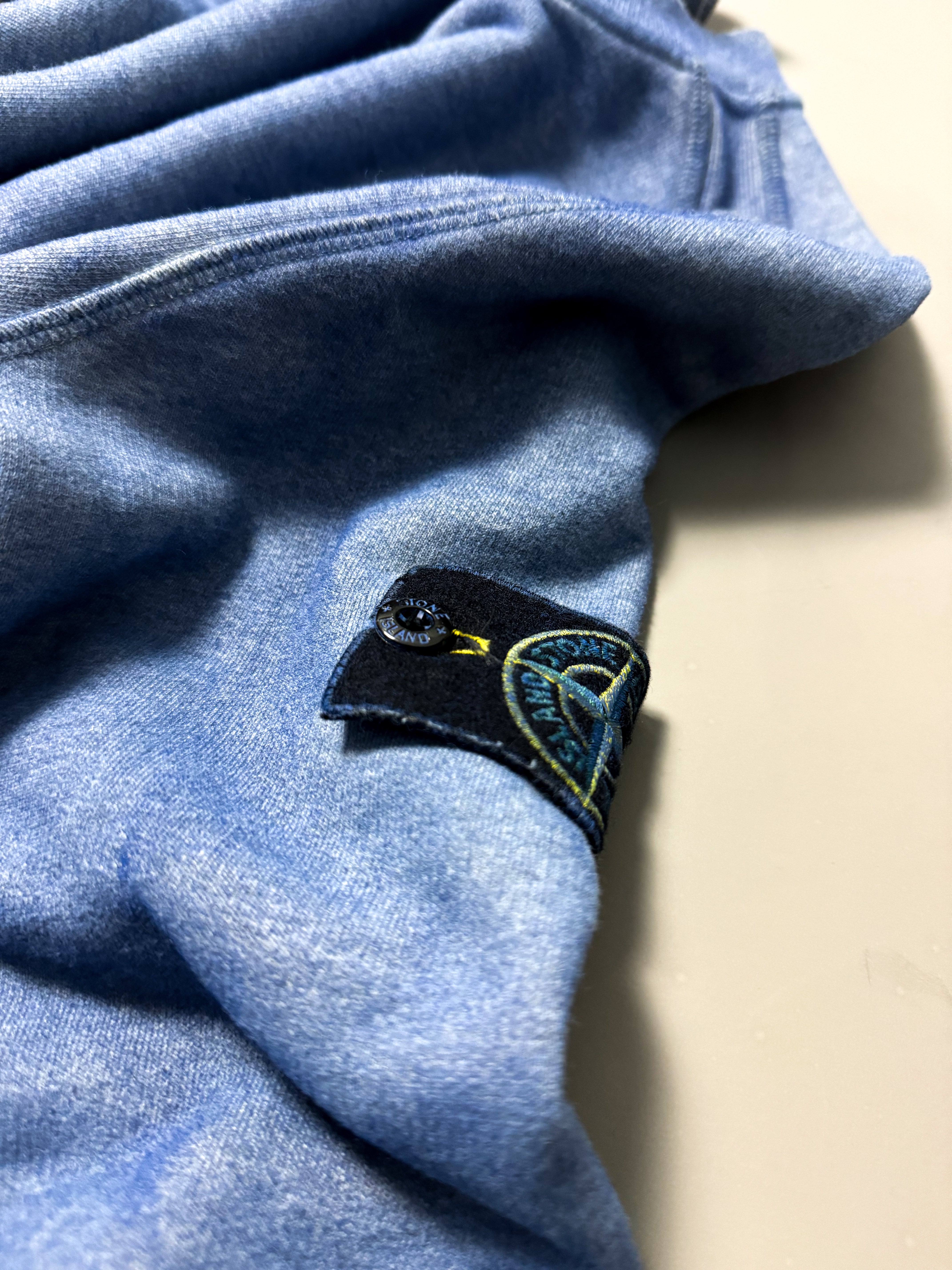 Stone Island Dust Treatment Blue Sweatshirt - Small