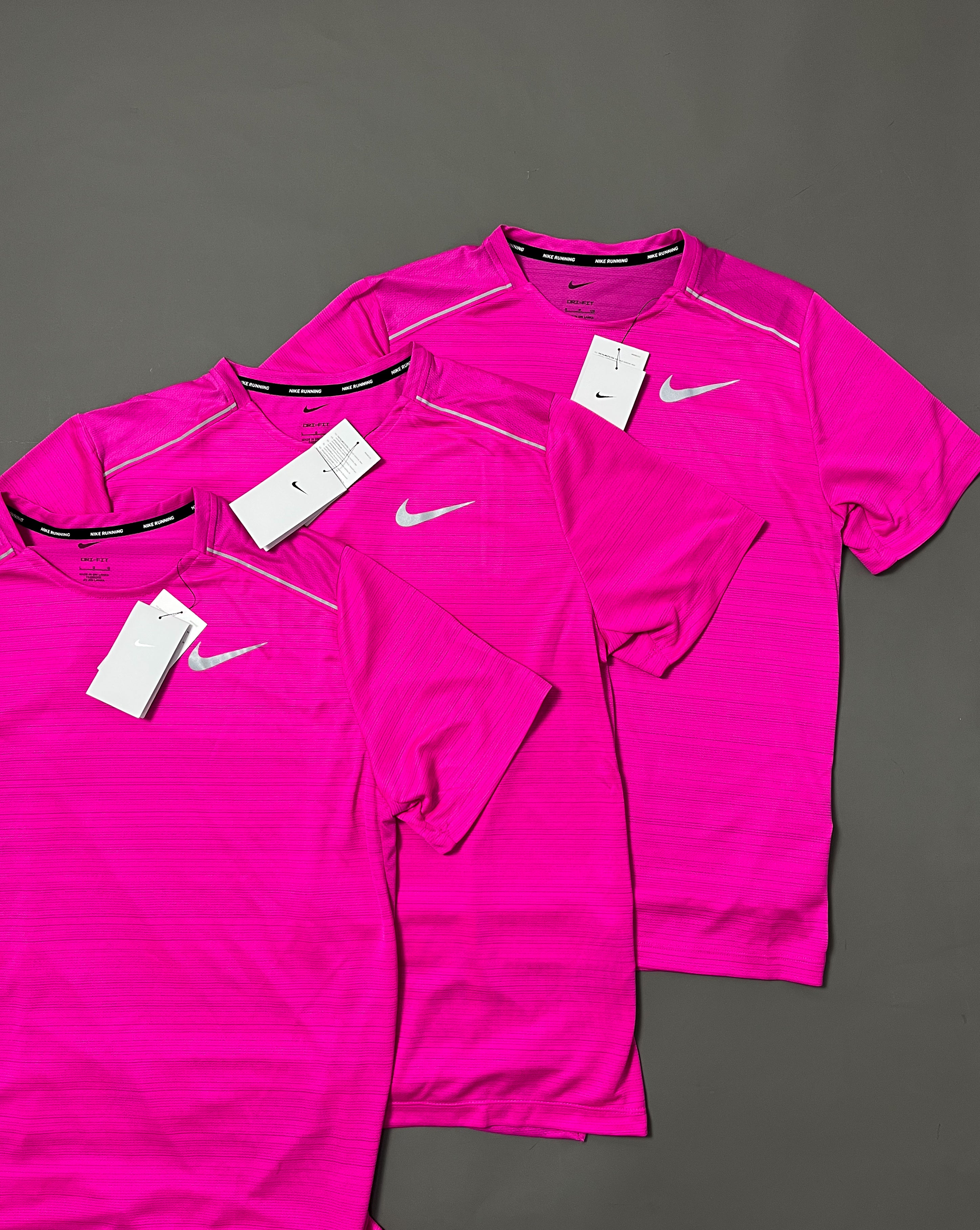 Nike Bright Pink Miler 1.0 T-Shirt