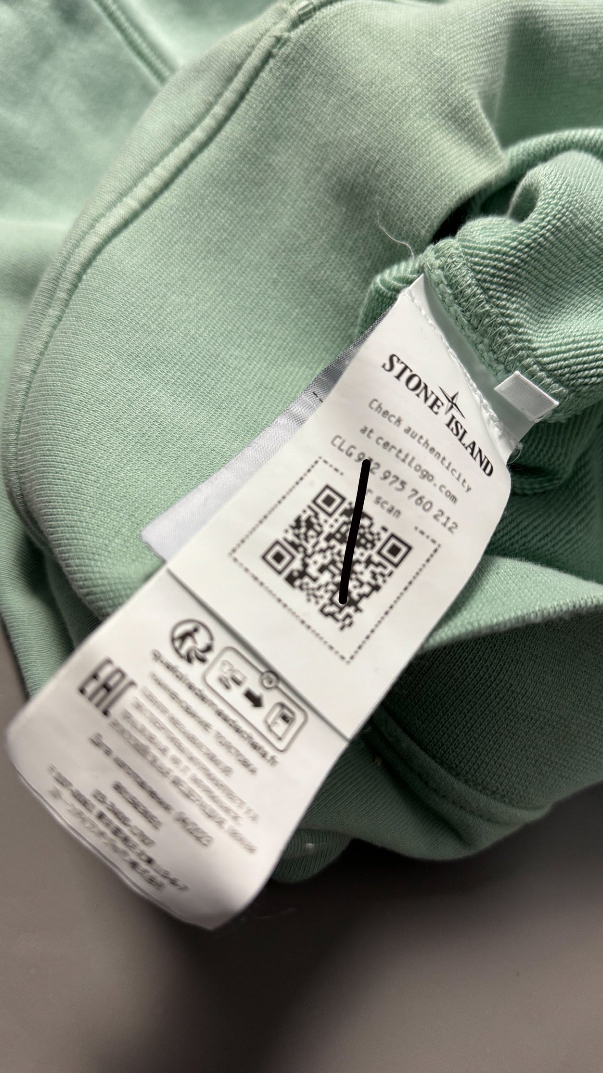 Stone Island Light Green Sweatshirt - M