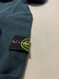 Stone Island Navy Blue Hoodie - Small