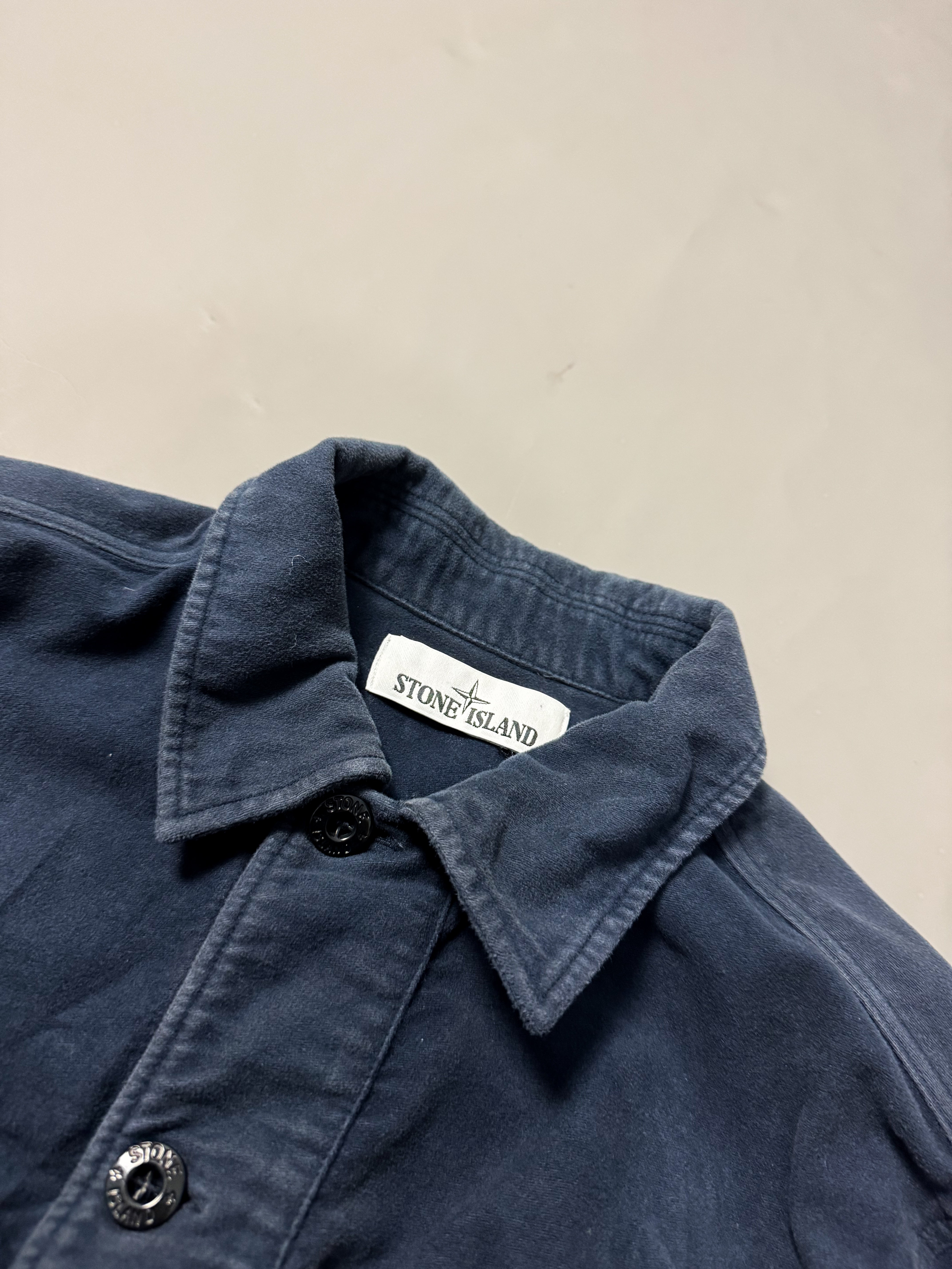 Stone Island Navy Overshirt- Medium