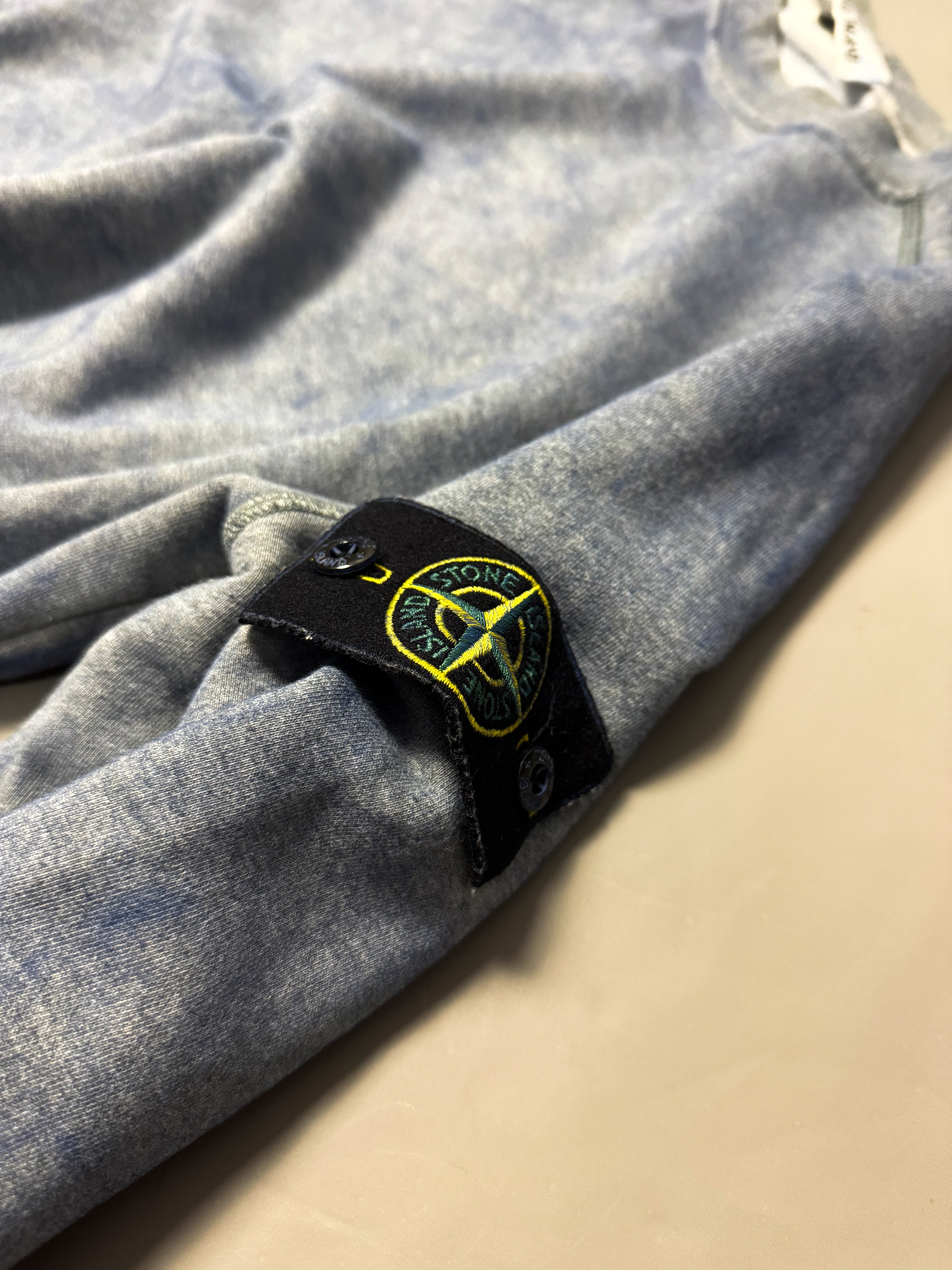 Stone Island Dust Treatment Blue Sweatshirt - Small