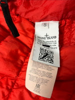 Load image into Gallery viewer, Stone Island Red Garment Dyed Down Gilet - Small
