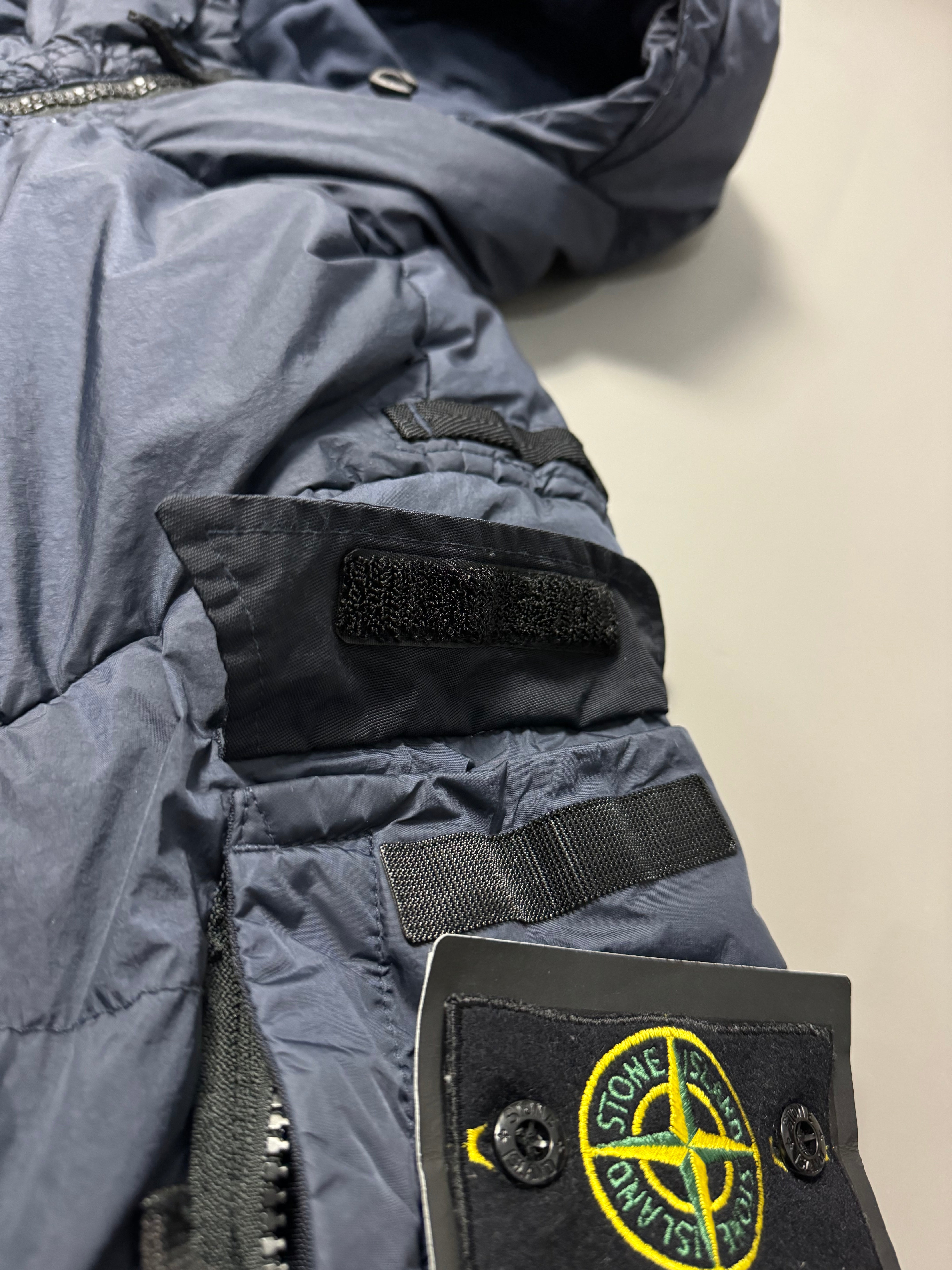 Stone Island Garment Dyed Crinkle Reps R NY Down Jacket - L