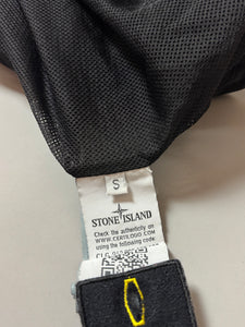 Stone Island Black Nylon Metal Shimmer Hooded Smock - S