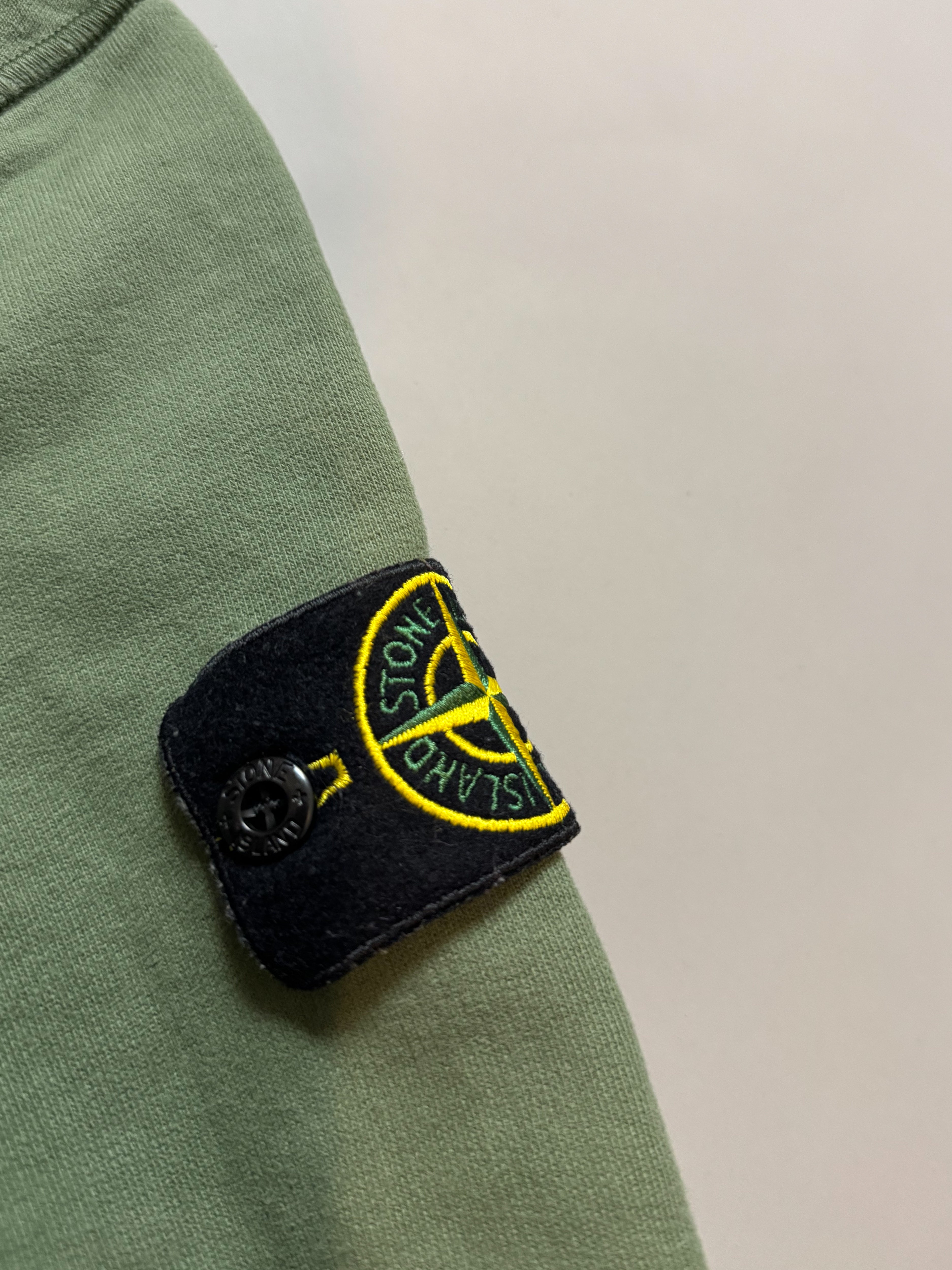 Stone Island Olive Sweatshirt - Small