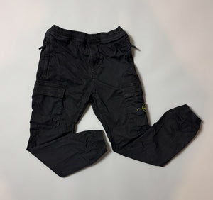 Stone Island Black RE-T Cargo Trousers - W29