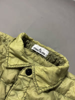 Load image into Gallery viewer, Stone Island Green Garment Dyed Micro Yarn Down Jacket - Medium
