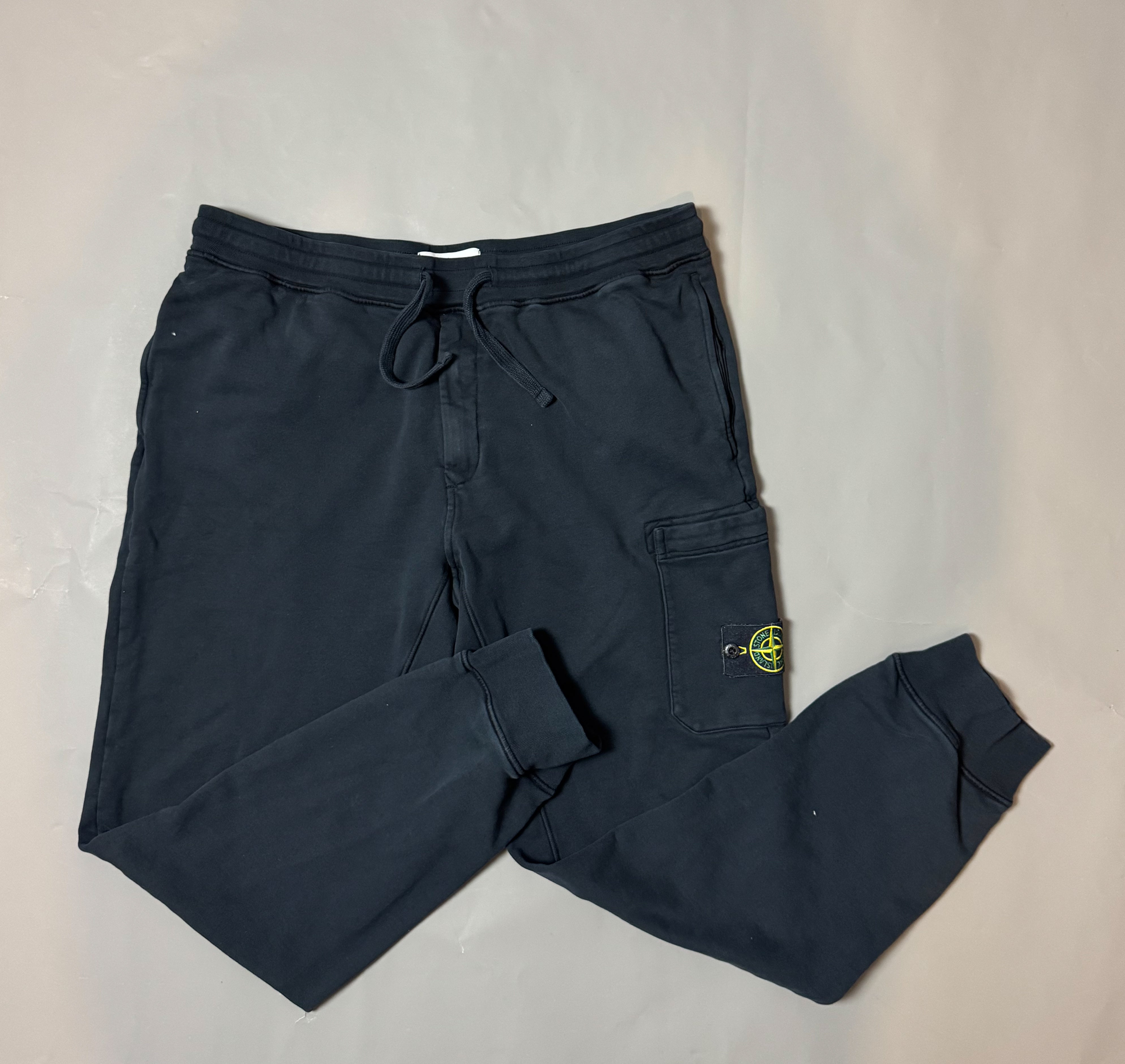 Stone Island Navy Blue Joggers - XXL