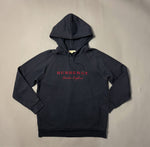 Load image into Gallery viewer, Burberry Navy Text Hoodie - XL
