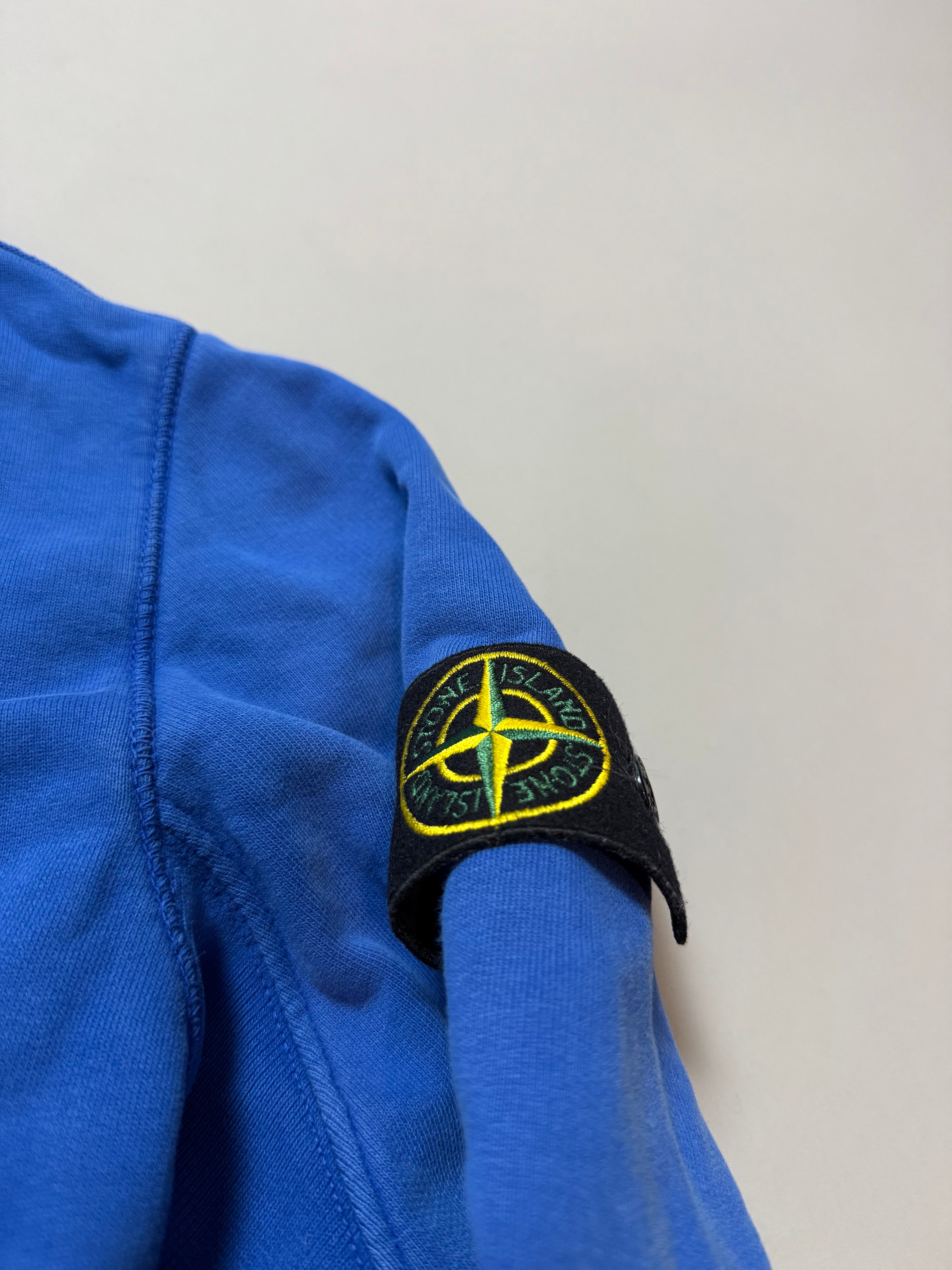 Stone Island Blue Sweatshirt - Medium