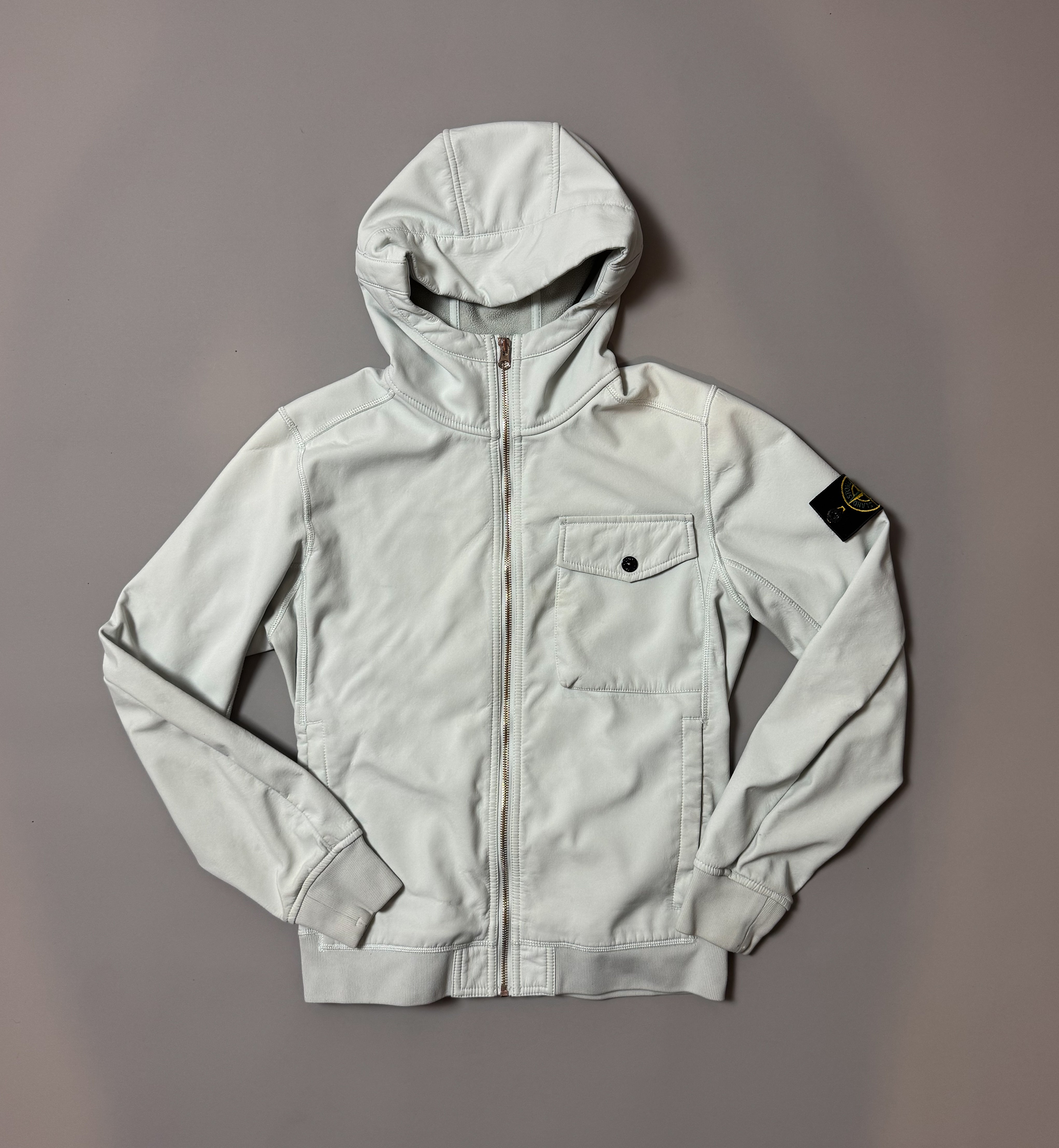 Stone Island White/Stone Soft Shell R - Small