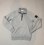 Load image into Gallery viewer, Stone Island Grey 1/4 Zip Sweatshirt - Small
