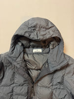 Load image into Gallery viewer, Stone Island Charcoal Crinkle Reps NY Down Puffer Jacket - M
