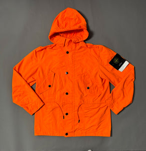 Stone Island Orange David Fluo Parka Jacket