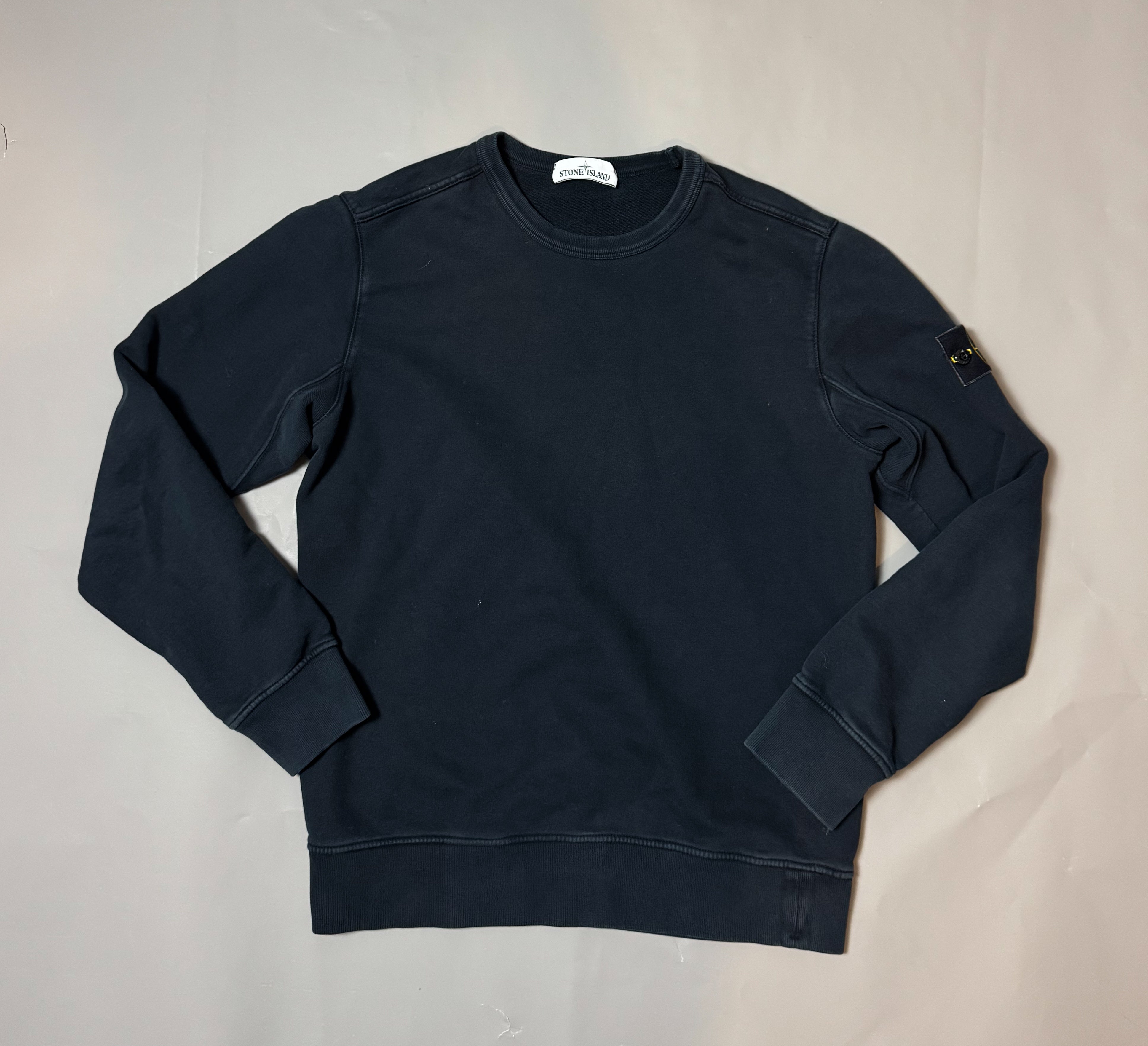 Stone Island Navy Blue Sweatshirt - M