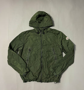 Moncler Scie Giubbotto Green Windbreaker Jacket - XXL