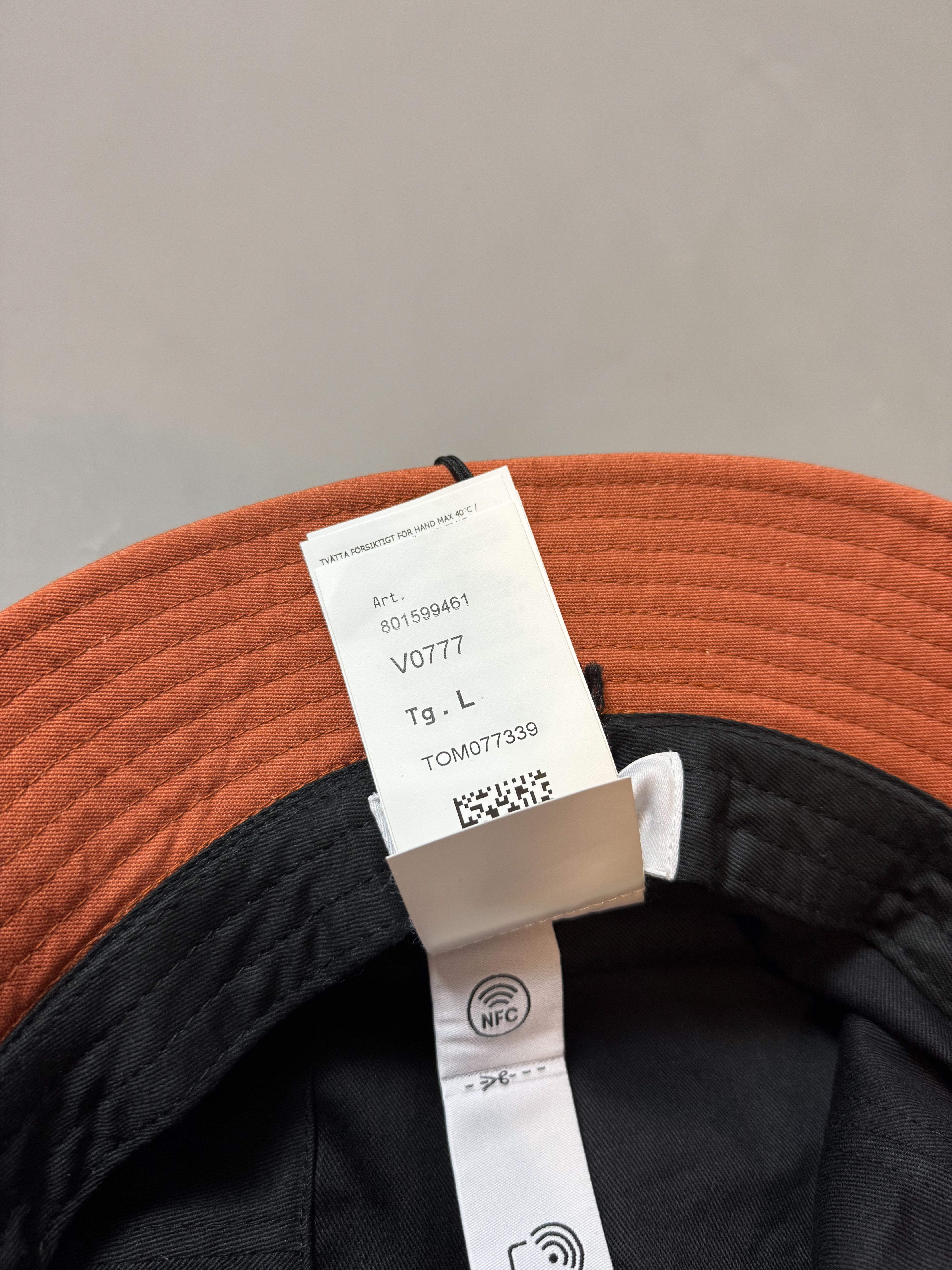 Stone Island Orange Bucket Hat