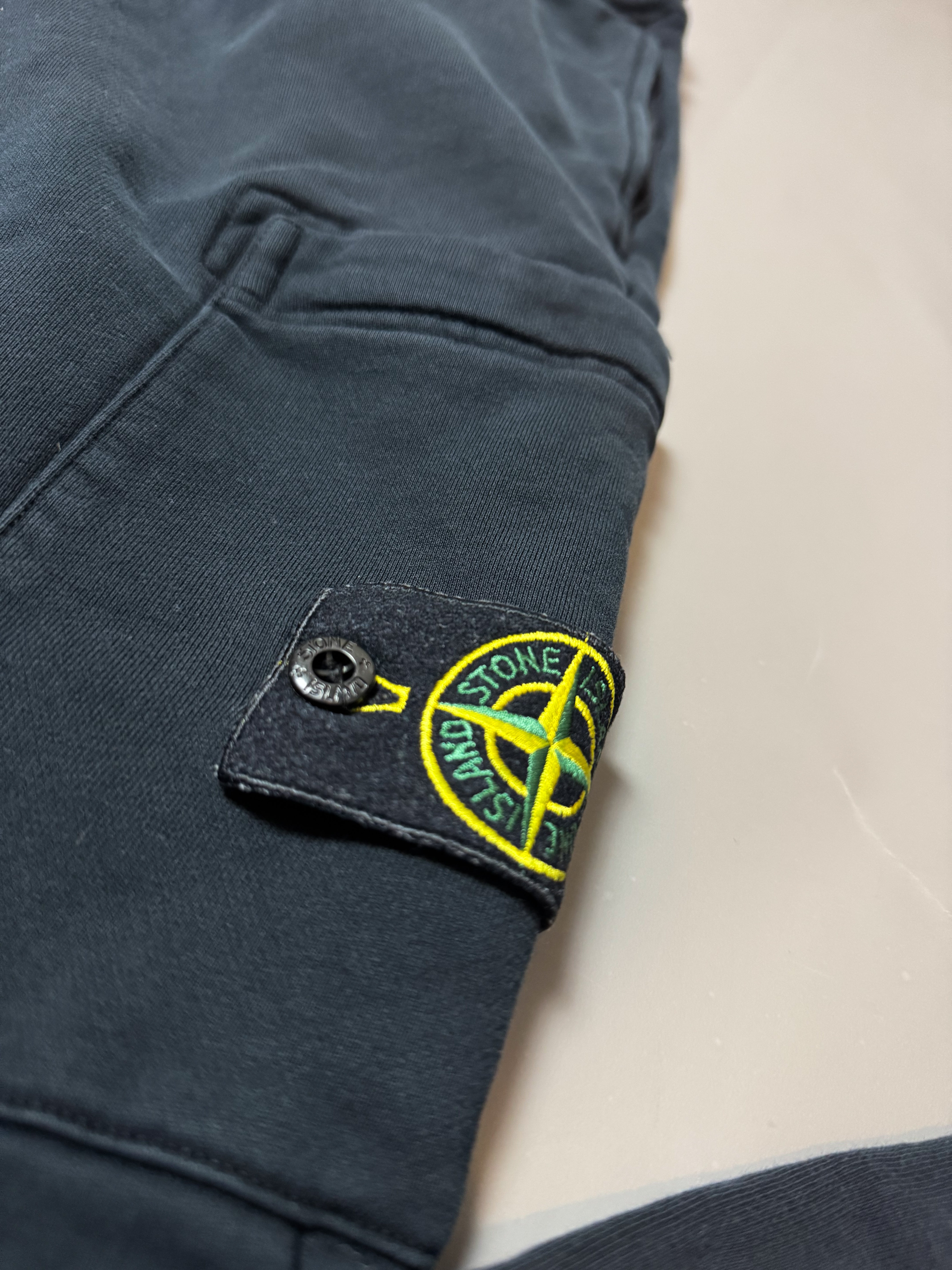 Stone Island Navy Blue Joggers - XXL