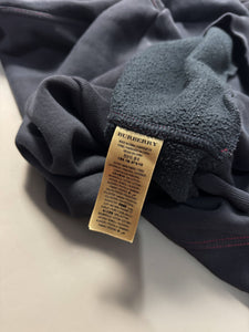 Burberry Navy Text Hoodie - XL