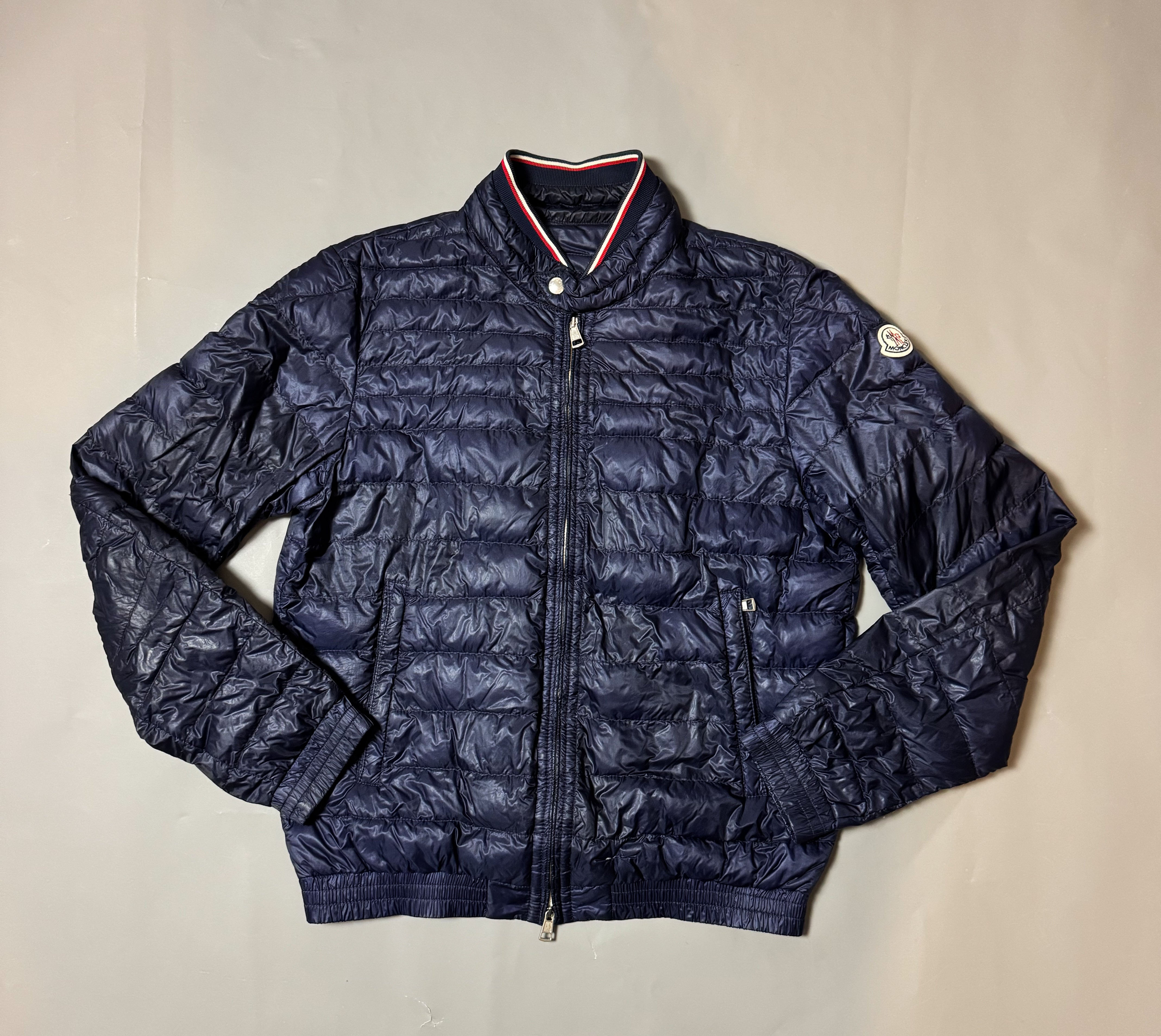 Moncler Navy Blue Garin Jacket - Large