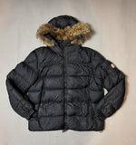 Load image into Gallery viewer, Moncler Black Marque Down Jacket - XXL
