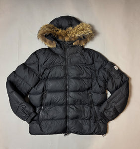 Moncler Black Marque Down Jacket - XXL