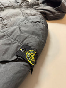 Stone Island Charcoal Crinkle Reps NY Down Puffer Jacket - M