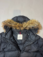 Load image into Gallery viewer, Moncler Black Marque Down Jacket - XXL
