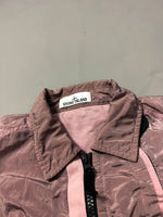 Load image into Gallery viewer, Stone Island Pink Nylon Metal Shimmer Overshirt - Medium
