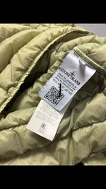 Load image into Gallery viewer, Stone Island Green Garment Dyed Micro Yarn Down Jacket - Medium
