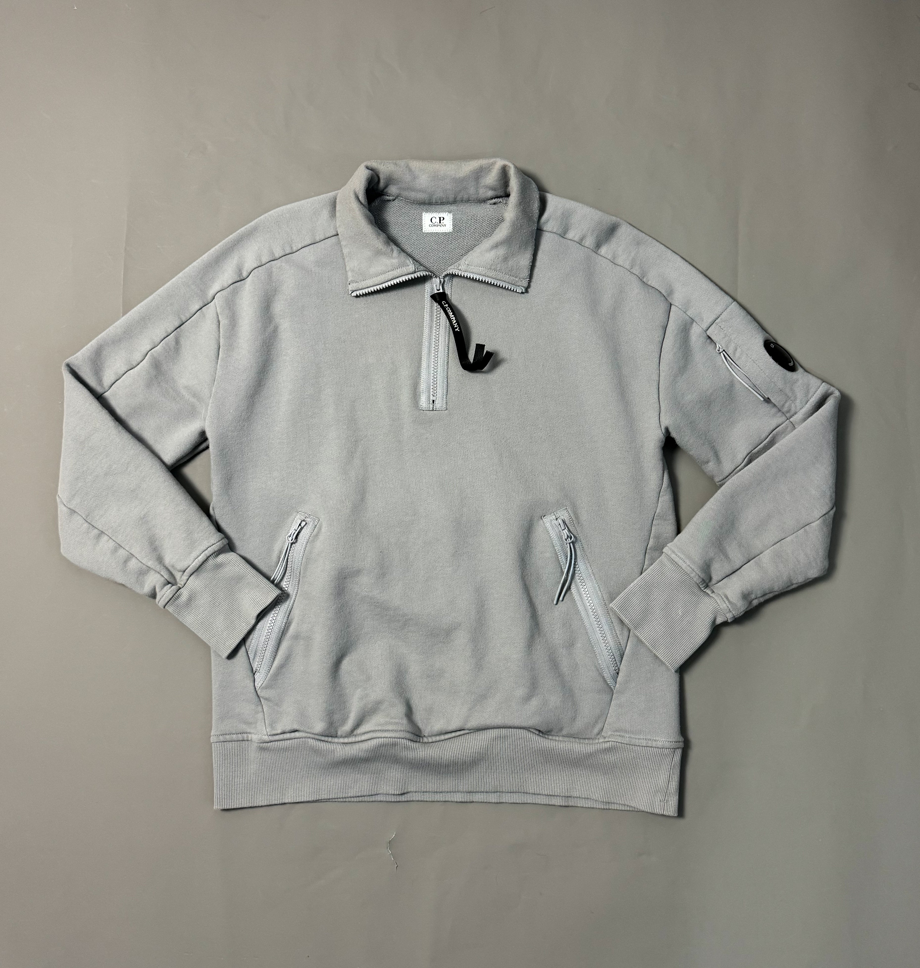 C.P Company 1/4 Zip Sweatshirt - Large